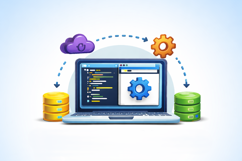 Full stack course logo design